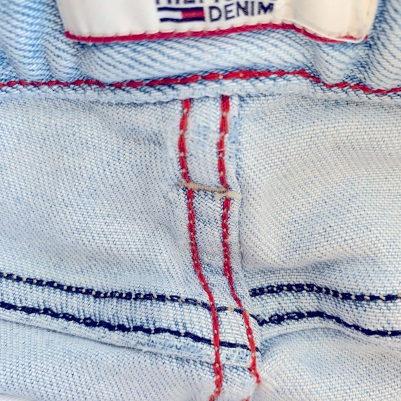 Tommy Hilfiger Denim Distressed Shorts Sz 10 - Picture 6 of 7
